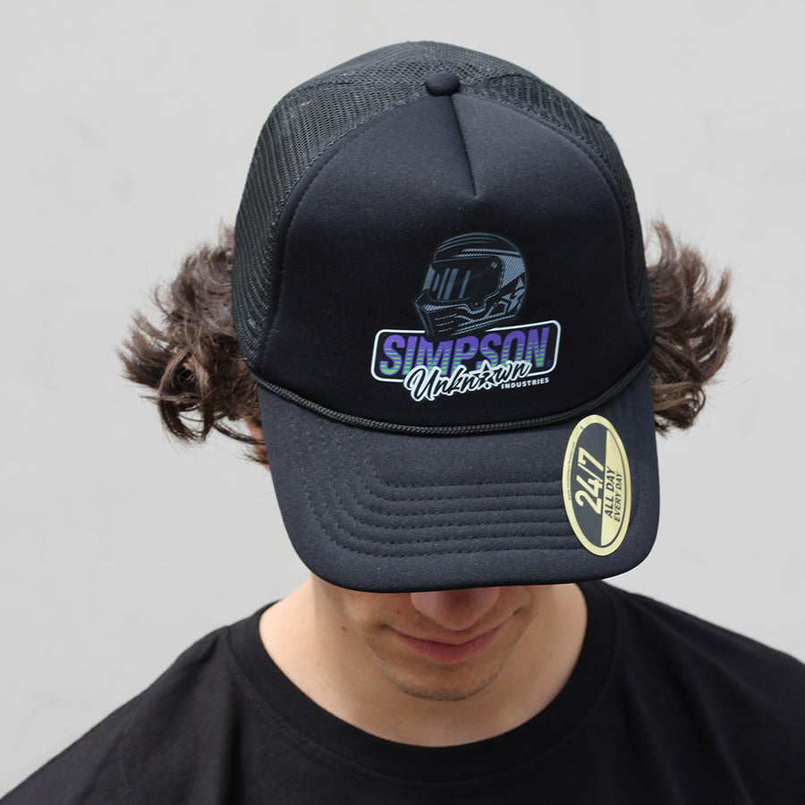 UNKNOWN INDUSTRIES LOGO TRUCKER HAT